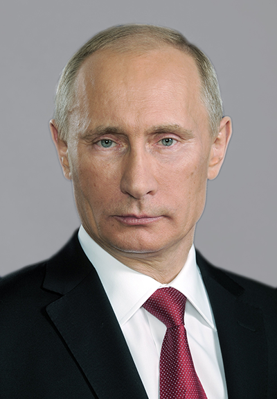 Vladimir Putin, not looking like a neutral party